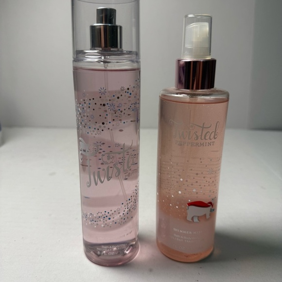 Bath & Body Works TWISTED PEPPERMINT Fine Fragrance Mist Body Spray - Picture 1 of 4
